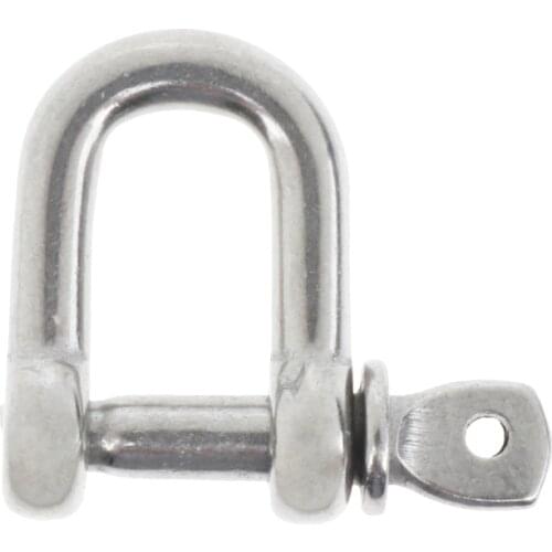 Stainless steel D shackle chain shackle Rigging Fastener M4 M8