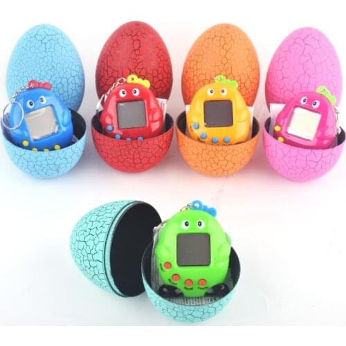 Tumbler Dinosaur Egg Multi-colors Virtual Cyber Digital Pet Game Toy Tamagotchis Digital Electronic E-Pet Christmas Gift