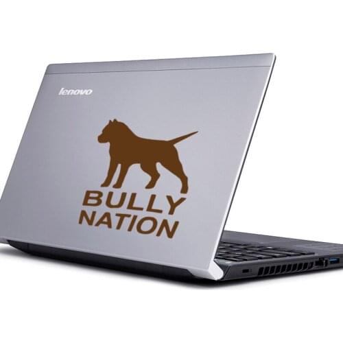 EmpireYing 3 Size 8 Colors Factory Outlets American Bully Nation Pit Bull Car Sticker Truck SUV Vinyl Decal Decor Bull Terrier