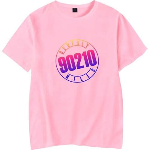 Summer T shirt Beverly Hills 90210 Luke Perry T-shirt Men Women Fashion Print Luke Perry t-shirt pink Hip hop Oversized Tee