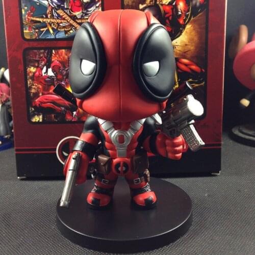 Marvel Cute Kawaii Version X-men Deadpool PVC Doll Action Figure Toys Gift For Children Collectible Toy 5.5"14cm