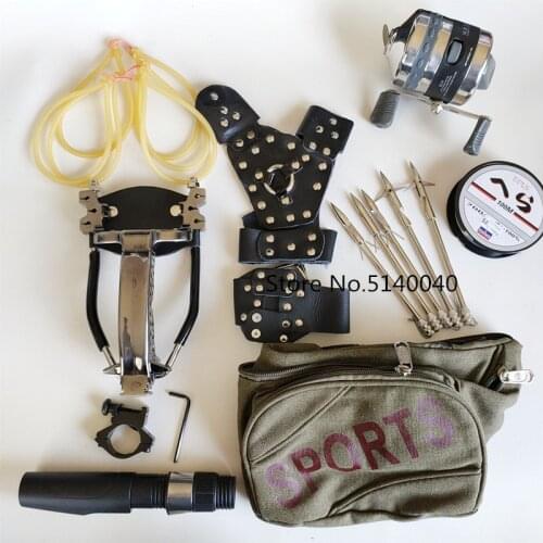 Powerful multifunctional archery Bow fish device shooting fish slingshot hunting bow and arrow fishing bow kit 2020 new