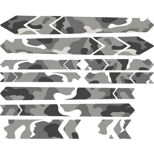 Bicycle Frame Sticker Camouflage Decals Protects Bike From Scratches Dings Mountain Bike Frame Front Fork Protect Accessories