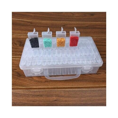 New Diamond embroidery diamond painting tool! Daimond transparent plastic storage box, jewelry Drill Storage Box Gift