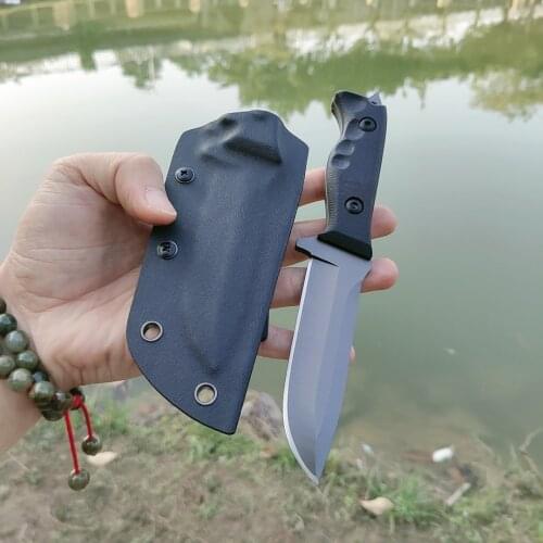 Survival knife outdoor D2 steel high hardness small straight knife outdoor essential tool for self-defense Favorites