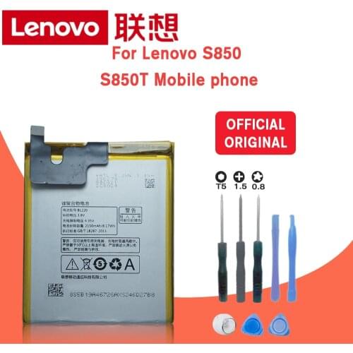 BL220 2150mAh Large Capacity Rechargeable Lithium Polymer CellPhone Battery for Lenovo S850 S850T+Tracking + Tools