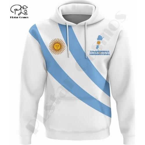 PLstarCosmos 3DPrint Newest Sport Argentina Country Flag Unique Men/Women Cozy Hrajuku Casual Streetwear Hoodie/Zip/Sweatshirt 9