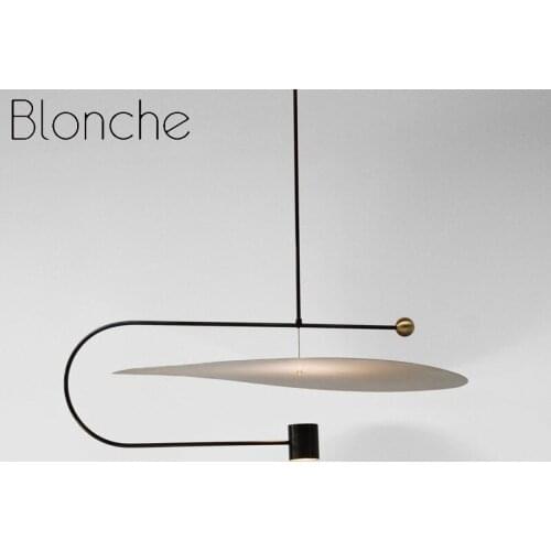 Post-modern Simple Led Chandelier Line Designer Restaurant Coffee Shop Clothing Shop Lamp Studio Suspension Gold Light Fixtures