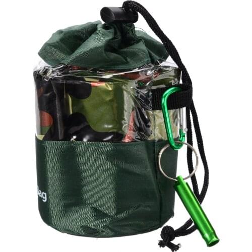 High Quality Camouflage Waterproof Emergency Thermal Camping Survival Sleeping Bag PE Aluminized Film Outdoor Camping Bag