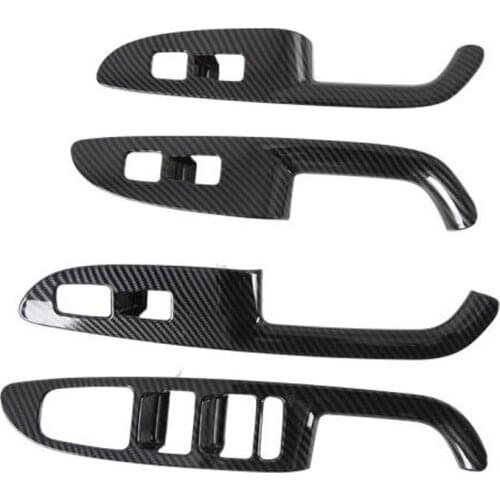 New ABS Car Trim For Hyundai AZERA Grandeur 2020 Left Hand Drive Window Lift Switch Cover Styling Auto Moldings 4pcs