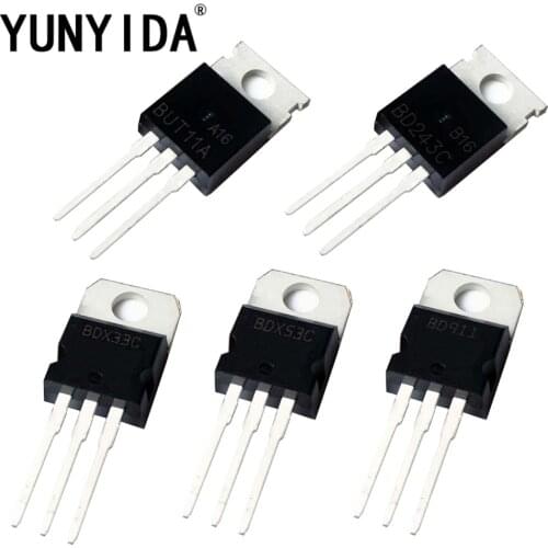 5-10PCS TO-220 BDX53C BDX33C BD911 BU911 BUT11A BD243C