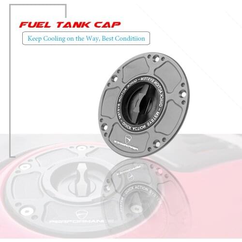 Motorcycle Accessories CNC Aluminum Quick Release Black Keyless Fuel Gas Tank Cover Cap Case for DUCATI X-DIAVEL 2016-2020