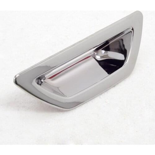 Accessories FIT FOR NISSAN XTRAIL X-TRAIL 32 2014-2017 ROGUE CHROME REAR TRUNK BOOT DOOR LID HANDLE BOWL COVER TAILGATE INSERT