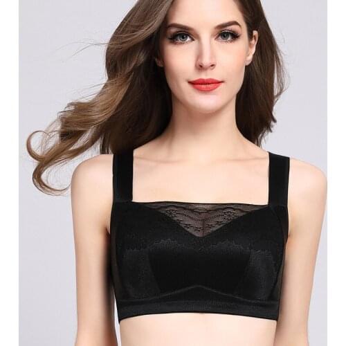 Funklouz Wireless Lace Beauty Back Bra for Silicone Breast Prosthesis Breast Cancer Women Artificial Boobs Brallete