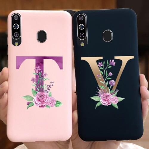 For Samsung Galaxy A40s Case Letters Pattern Cover For Samsung A40s A 40S Casing Soft Matte Silicone Coque Fundas SM-M305F Shell