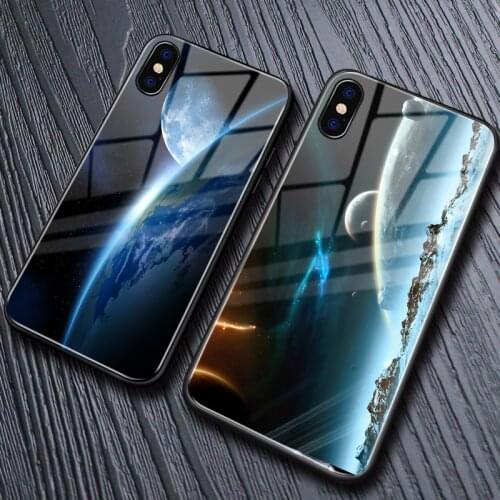 For Huawei P9 Pro Tempered Glass Case Hard Back Cover Gorgeous For Huawei Mate 9 10 Pro P10 P20 P30 Honor V9 V10 Play Nova 3e