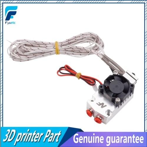 3D Printer Parts NF TC-01 Multi-color Extruder 2 In 1 Out Hotend Dual Color Switching Hotend Kit For 0.4mm 1.75m With Fan