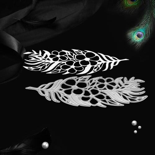 DiyArts Feather Metal Cutting Dies New 2019 for Craft Dies Scrapbooking Album Stencil Embossing Die Cut Decoration