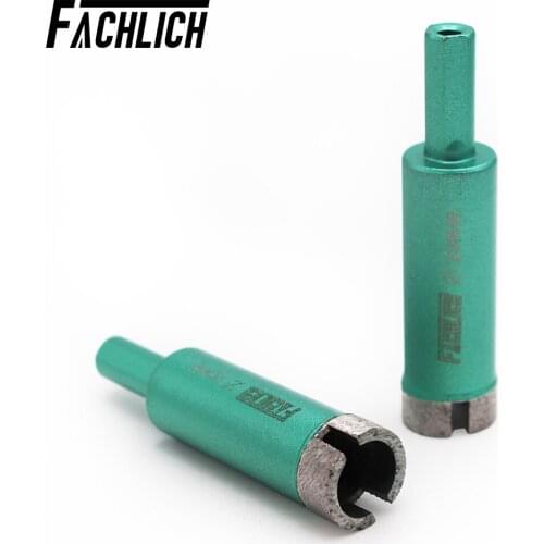 FACHLICH 2pcs/pk Dia 20mm Welded Diamond Hole Saw Drilling Core Bits Wet Shank Connection #35/45