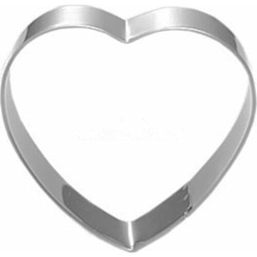 Love Heart Cookie Tools Cutter Mould Biscuit Press Icing Set Stamp Mold Stainless Steel Baking Accessories Kitchen Supplies