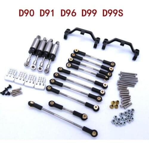 MN D90 D91 D96 D99 D99S RC car upgrade Metal tie rod base Shock absorber