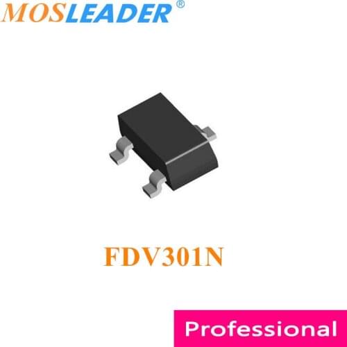 Mosleader FDV301N SOT23 3000PCS FDV301 25V N-Channel Origiinal High quality