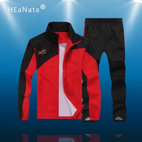 New Men Training Sport Suits Gym Sets Running Sets Men Sportwear Jogging Fitness Suits Warm Running Zipper Tracksuits Man