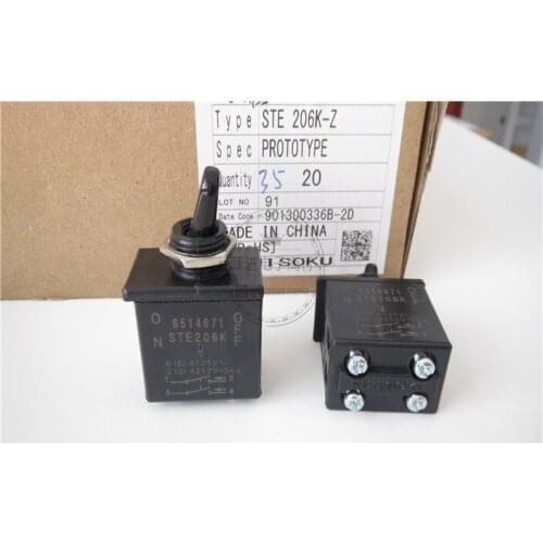 Original new 100% STE206K machine power button switch 4pin 2 gear shaking switch 3A250V