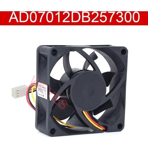 Genuine For ADDA AD07012DB257300 DC 12V 0.30A 3 Lines Cooling Fan