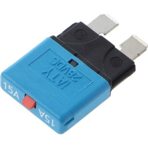 Circuit Breaker Blade Fuse 28V Resettable 5-30A Marine Rally Automotive