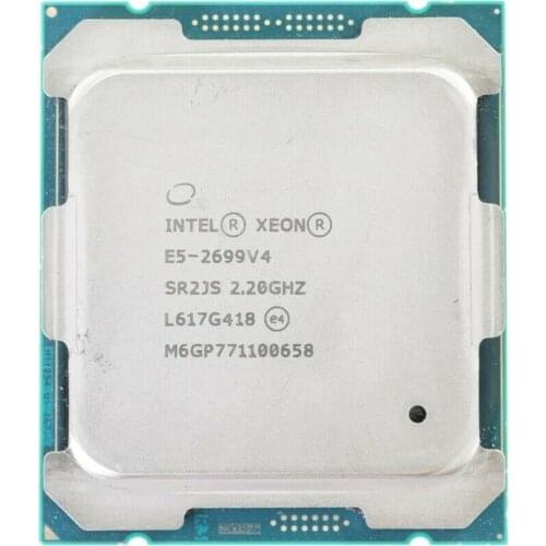 INTEL XEON E5-2699 V4 CPU Processore 22 Core 2.20GHZ 55MB L3 Cache 145W SR2JS