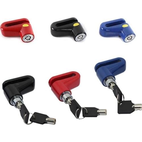 Mini bicycle safety rotor lock electric bicycle bicycle safety disc brake wheel lock 3 colors easy to carry bicycle accesorios