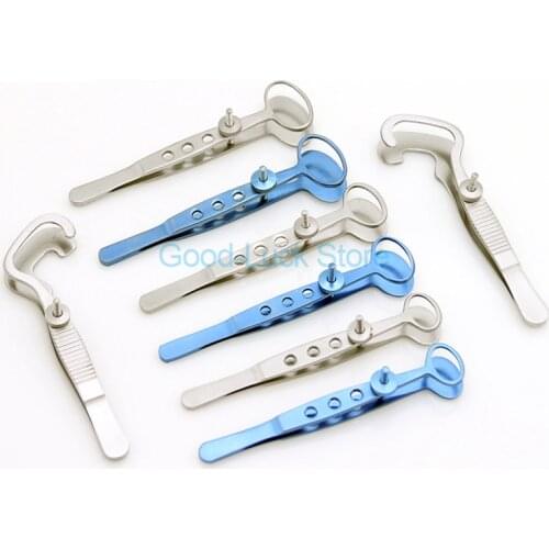 Three Size S M L Can Choose Stainless Steel Medical Ophthalmology Eyelid Tweezers Chalazion Chalazion Cyst folder clip