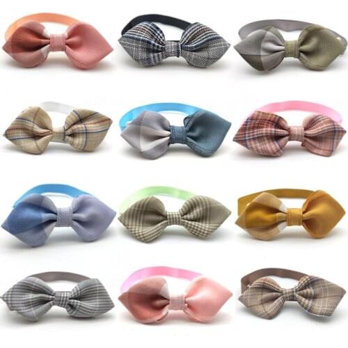 30/50 Pcs Cat Dog Accessories for Small Medium Dogs Pet Bow Ties Necktie Holiday Party Pet Dogs Bow Ties Collar Pet Supplies