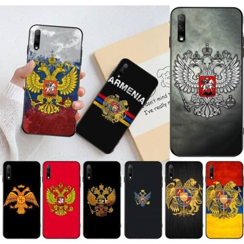 CUTEWANAN Armenia Albania Russia flag Emblem Phone Cover for Huawei Honor 20 10 9 8 8x 8c 9x 7c 7a Lite view pro