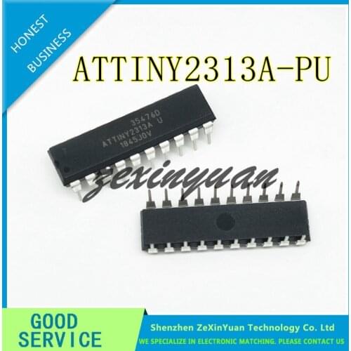 20PCS/LOT ATTINY2313A-PU ATTINY2313 ATTINY 2313 DIP20 ATME 8-bit Microcontroller chip New