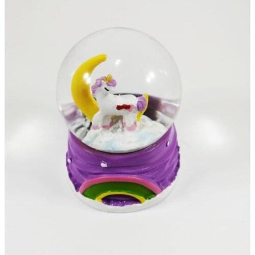 Sume Unicorn Mini Size Purple Snow Globe decorative objects Декоративные элементы Objetos decorativos