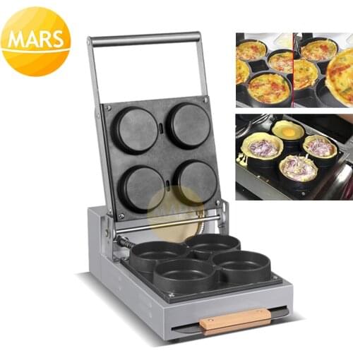 Kitchen Round Mini Pizza Baking Pan Waffles Non-stick Electric Crepe Maker Pizza Pancake Machine 10cm 12cm Pizza Press Machine