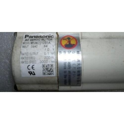 MSMZ012B1A SERVO MOTOR , used in good condition . 80% appearance new , good working , free shipping