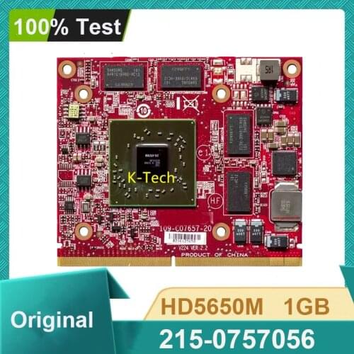 Original HD5650 Graphic Card HD5650m 215-0757056 109-C07657-20 1GB Display Video Card GPU Replacement For TouchSmart 610