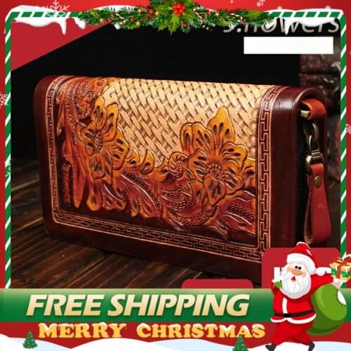 Original JFLOWERS Wallet JFA004 High Quality Handmade Hand-drawn Purse Durable Convenience Moneybag Made by leather
