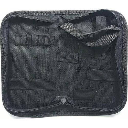 Canvas Small Parts Storage Bag with Zipper Hand Tool Bag Screws Nails Drill Bit Holder Travel Makeup Organizer Pouch Bag Case