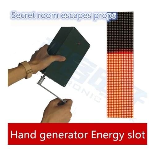 Real life games escape room props Energy slot Hand generator unlock organ props takagism game escape room game
