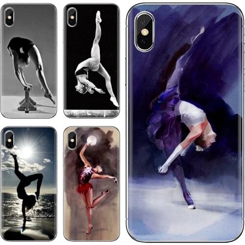 Fashion Silicone Phone Case gymnastics silhouette For Samsung Galaxy J1 J2 J3 J4 J5 J6 J7 J8 Plus 2018 Prime 2015 2016 2017 EU