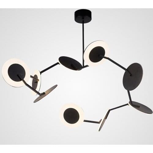 Nordic iron glass ball crystal hanging lamp luminaire suspendu modern led chandelier hanglampen luzes de teto dining room