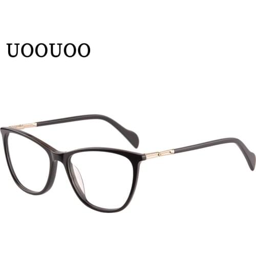 UOOUOO Progressive Multifocal Reading Glasses men woman anti blue rays acetate optical frame cr39 resin prescription lens RD153