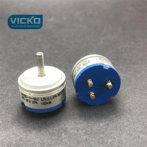 [VK] Used BOURNS 6538S 6538S-1-502 5K conductive plastic potentiometer angle sensor servo installation switch