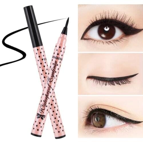 Eyeliner Liquid Pen Quick Fast Dry Waterproof Black Eyeliner Pen Women Eyes Makeup Cosmetics