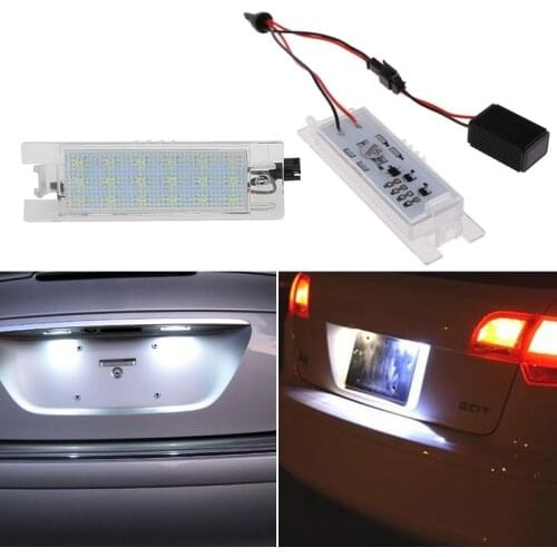 2x led License Plate Light Canbus Number Lamp For Opel Adam Astra H J K Cascada Corsa C D E Insignia Meriva A B Vectra C Zafira