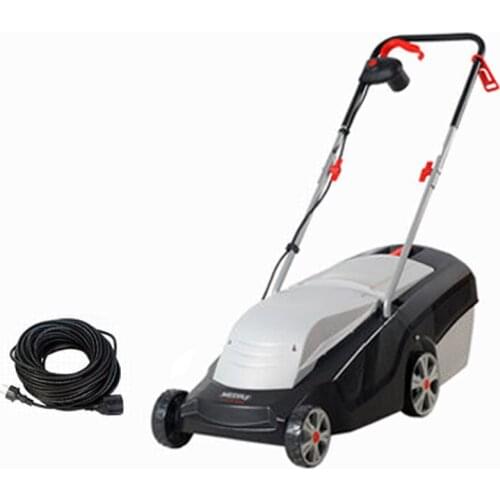 43L Grass Capacity 2800rpm Rotate Speed 4-gear Adjust Electric Lawn Mower Small Household Multi-function Hand Push Lawn Weeder